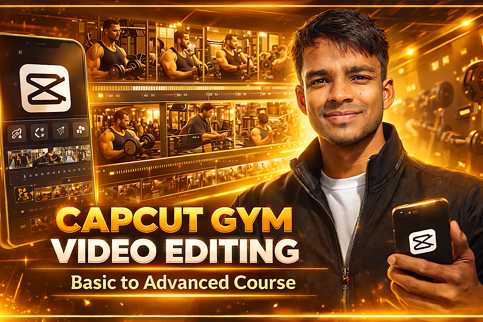 CapCut Gym Video Editing Course